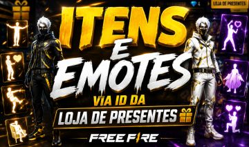 [BARATO] EMOTES E SKINS FREE FIRE - VIA ID DA LOJA DE PRESENTES