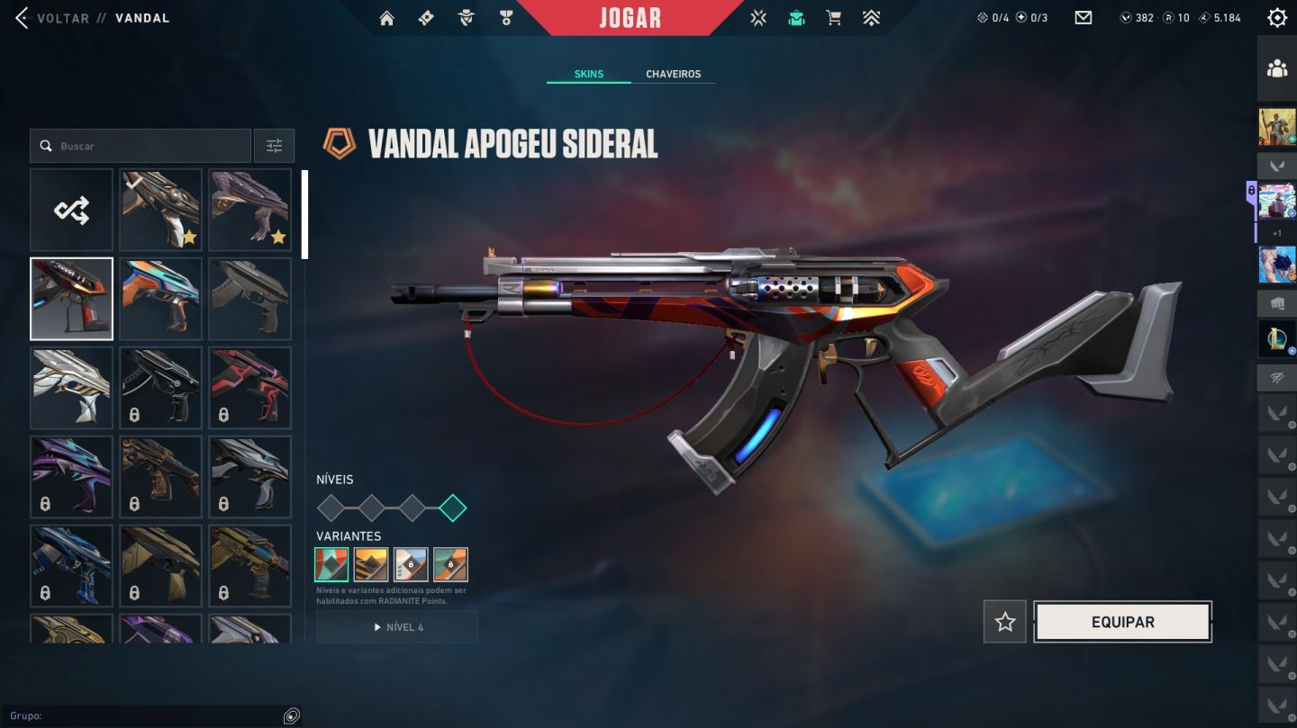 CONTA VALORANT, EX ASCENDENT SKINS FACA, VANDAL, PHANTOM E ETC