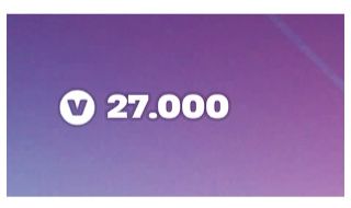 CONTA V-BUCKS FORTNITE 27k