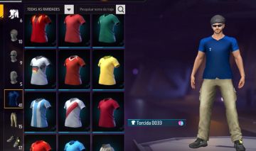 Conta free fire nível 36 com algumas skins