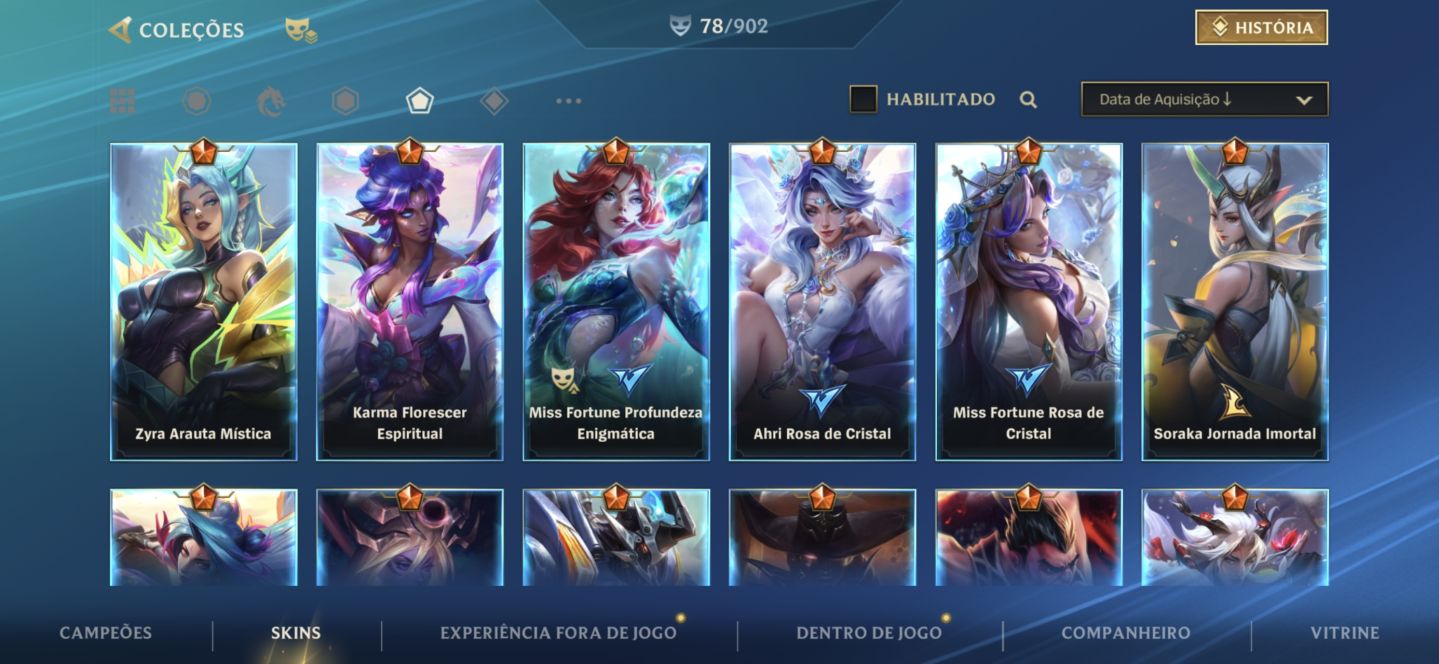 CONTA WILD RIFT SKINS DE GACHA