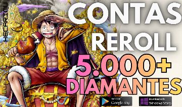 [Global] Contas Reroll One Piece Bounty Rush - Android | PROMOÇÃO