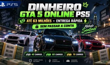 GTA 5 ONLINE PS5 | PACOTES DE MILHÕES | SEM PASSAR A CONTA | TUDO NA SESSAO