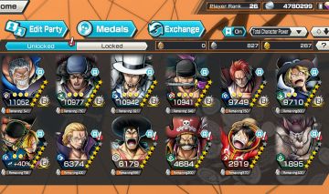 Conta one piece bounty rush 8 EX