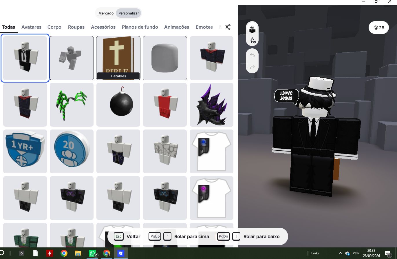 2 CONTAS RARAS ROBLOX (ITENS DE ADMIN E JOGOS UPADAS)!!!
