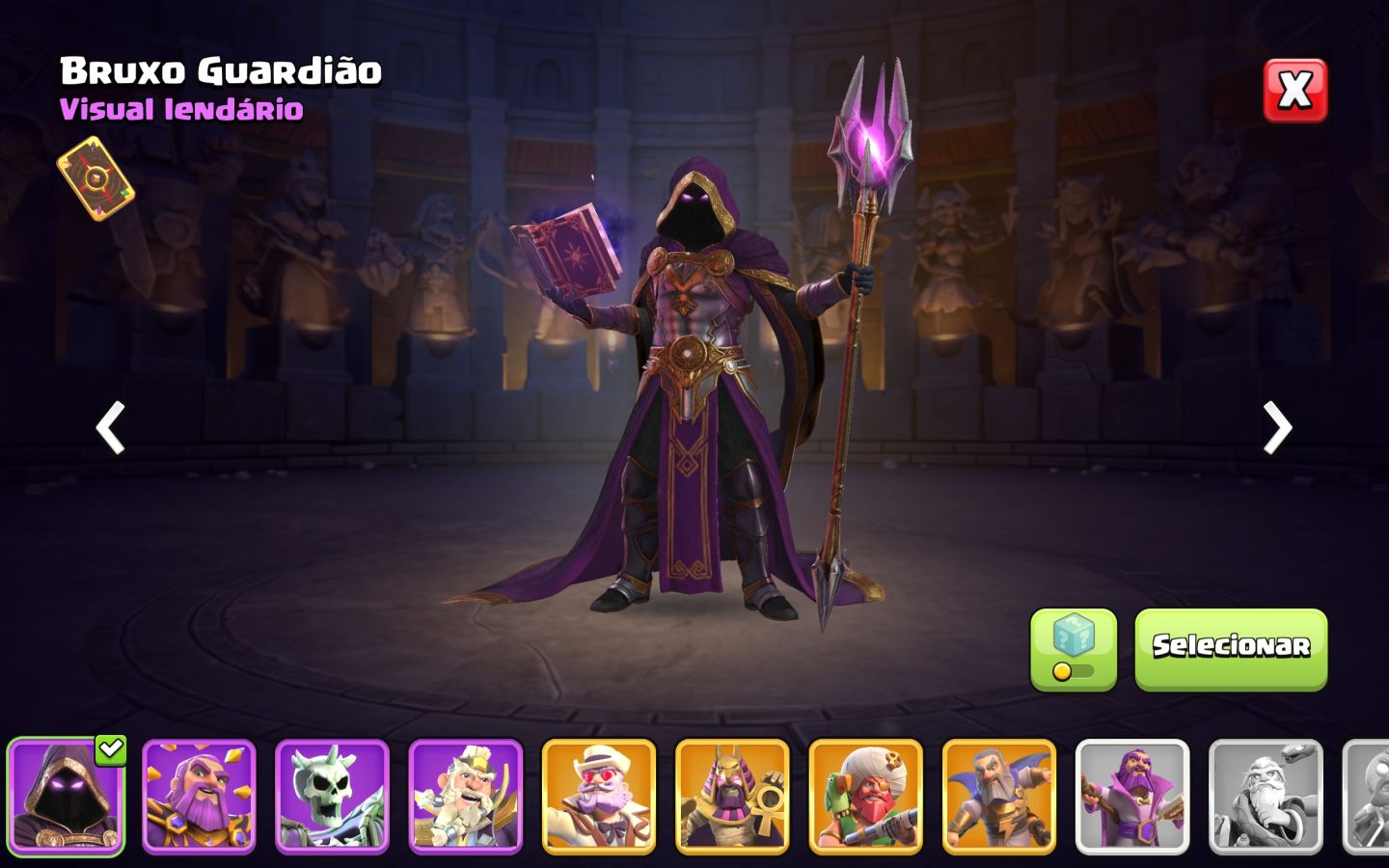 CONTA DO CLASH OF CLANS (CV 18 PRATICAMENTE FULL COM VÁIOS PASSES, SKINS ETC.)