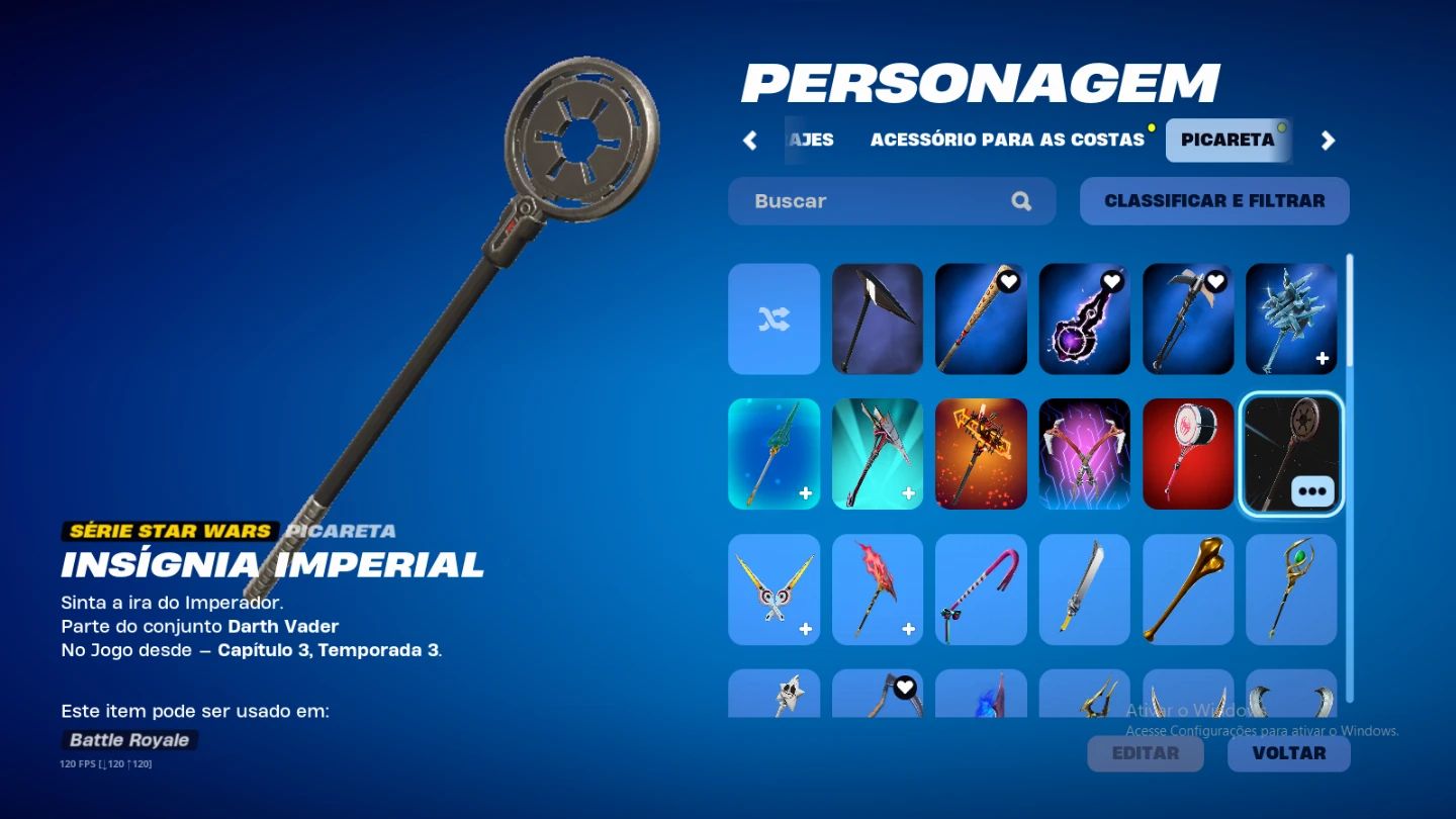 Ótima Conta de Fortnite, com Passes Desde a Temporada 6 do Cap2 Skins Tryhard.
