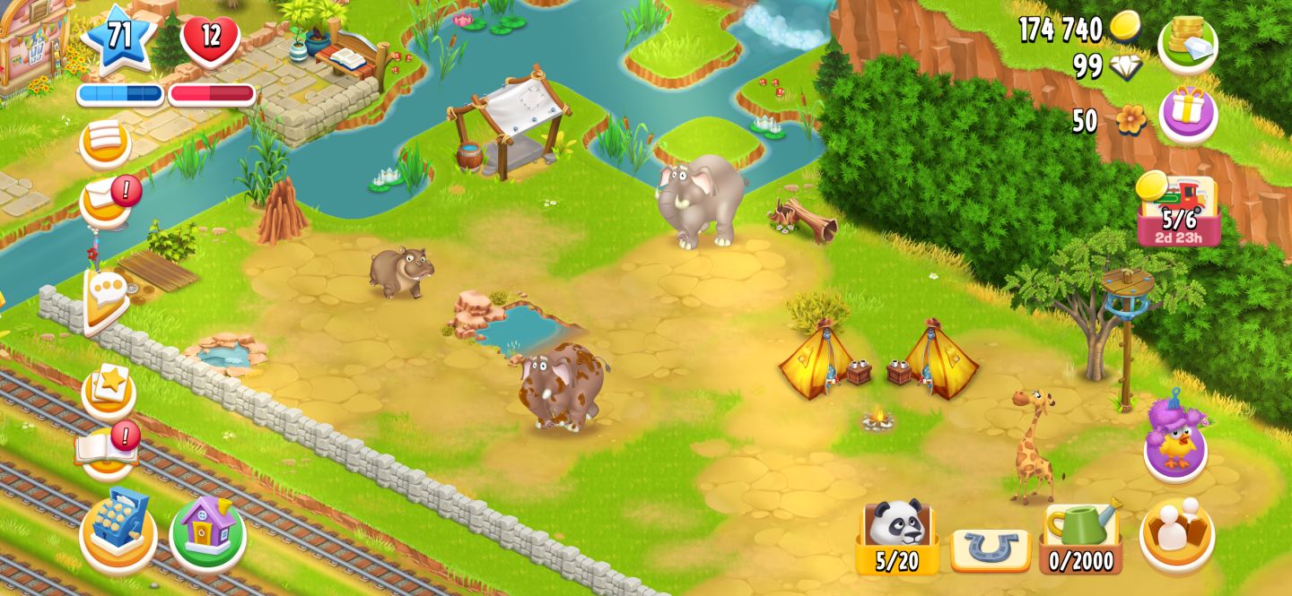 CONTA HAY DAY - Nível 71, 101 diamantes (mais informações na descrição)