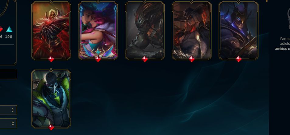 Conta lol esmeralda 2 , 471 skins com skins escolhidas na mão (negociável)
