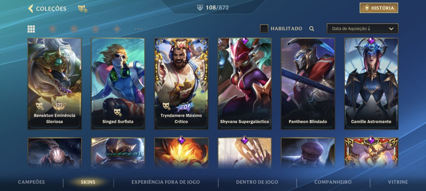 CONTA RIOT COMPLETA PC + WILD RIFT R$ 1.017 INVESTIDOS