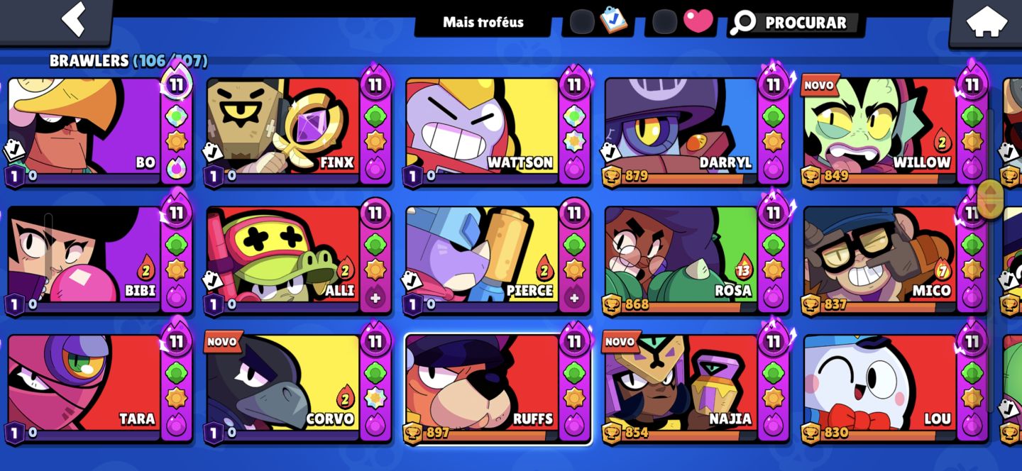 Conta QUASE FULL MESTRE