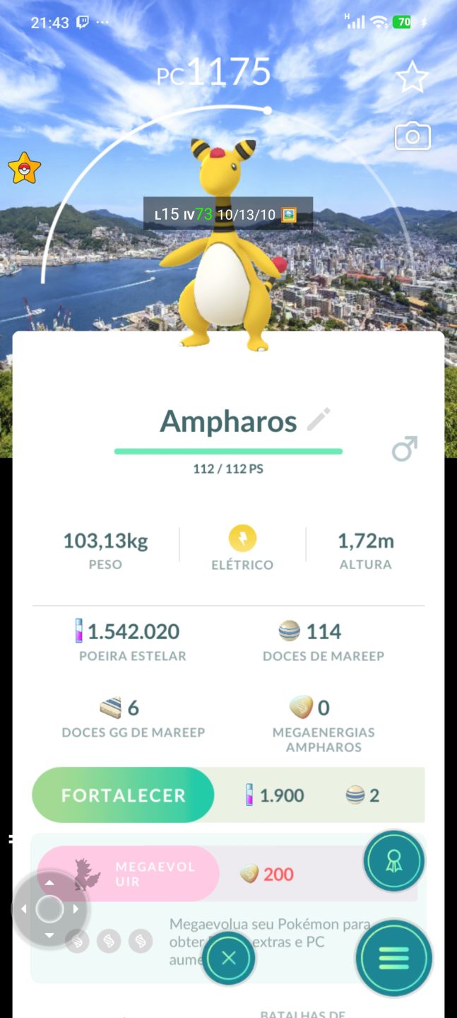 Conta de pokémon GO