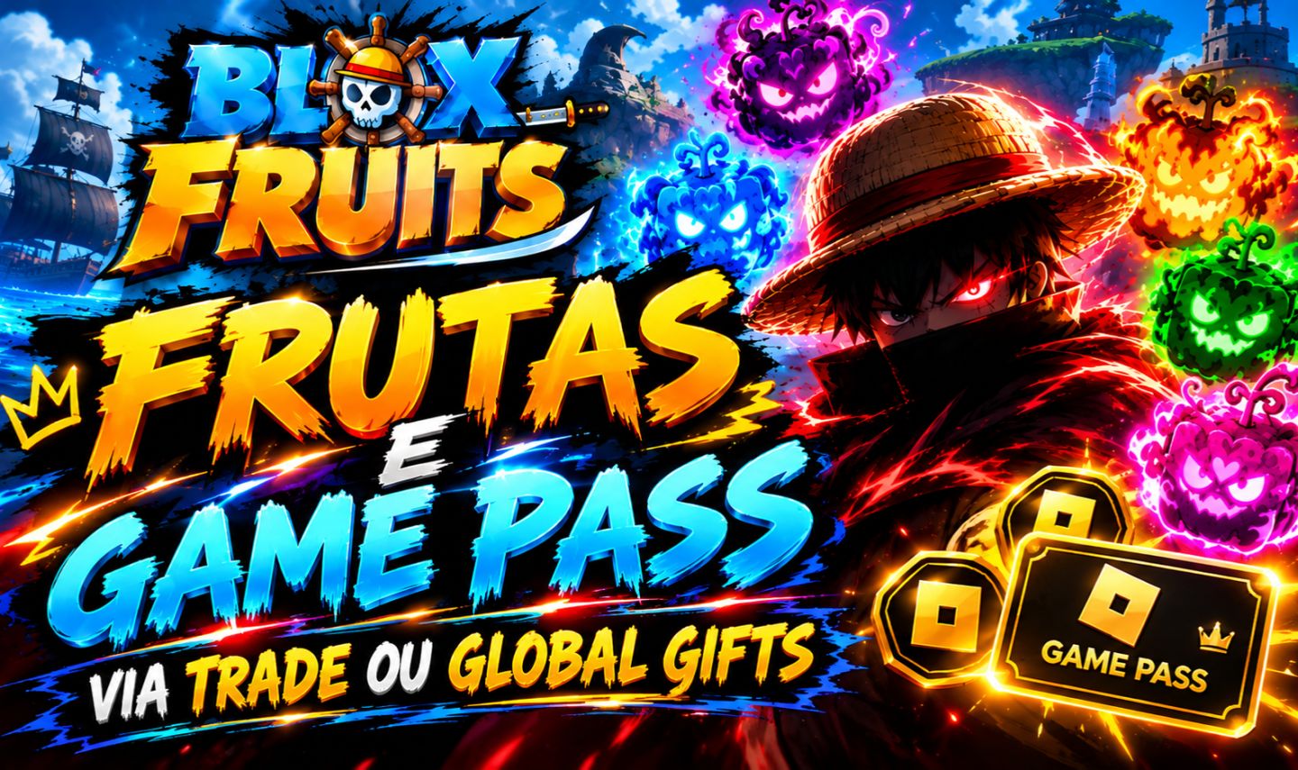 FRUTAS E GAME PASS BLOX | MELHORES PREÇOS!!!