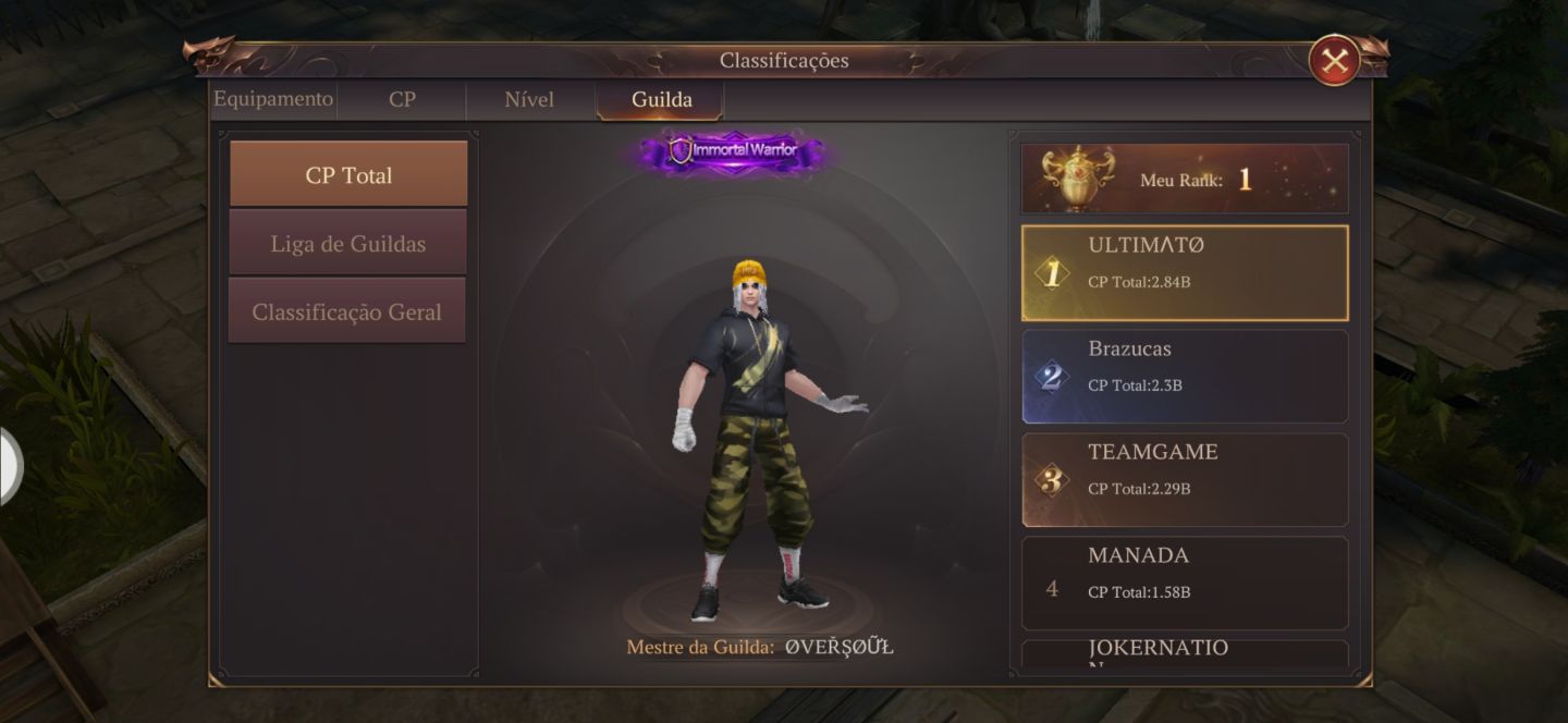Conta Mu Dark Epoch vip9 t8 LV 453