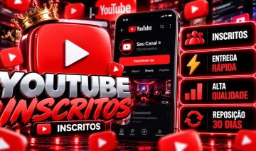 YouTube: Inscritos de Alta Qualidade com Reposição de 30 Dias