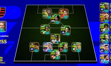 CONTA INSANA COM CR7 107 + CRUYFF 106 + RONALDINHO 105 + TIME COM 3255 DE FORÇA!