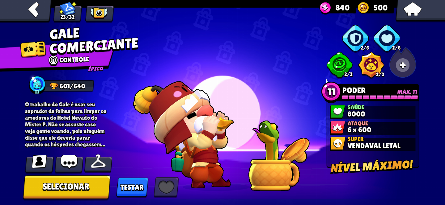 Brawl Stars 21k Troféus | 65 Brawlers | Passe 1 | Várias Skins