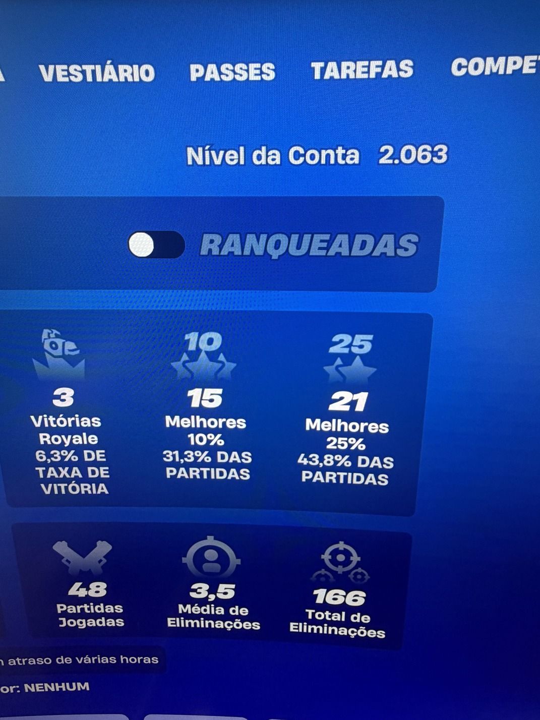 CONTA FORTNITE COM LARA CROFT - 2K DE NIVEL CARREIRA - TOTALMENTE ALTERAVÉL