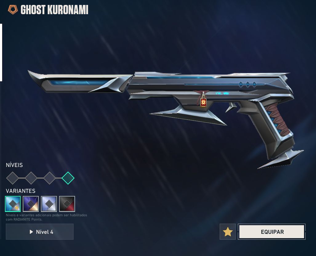 Valorant | Diamante 1 | Nível 267 | Champions 2025 (Faca + Vandal) | Set Kuronam