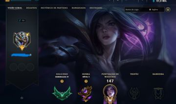 Conta de LoL Esmeralda 4 FA Único dono