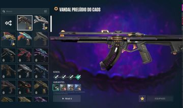 VALORANT LV90+ ex GOLD 2 4 SKINS + FACA PRELÚDIO DO CAOS! e outras skins raras