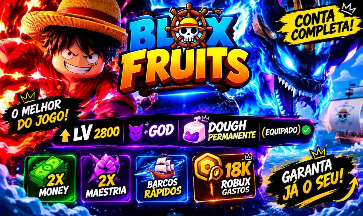 BLOX FRUITS - LV2800 | V4 FULL | MAGNET | KITSUNE | TTK | SANGUINE ART | DRAGON