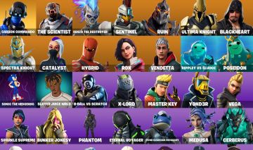 Conta OG -44 Skins passes 2019