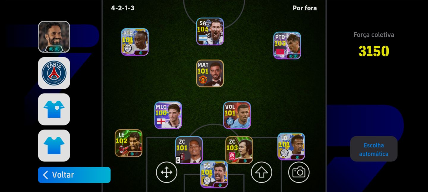 Conta de efootball antiga braba