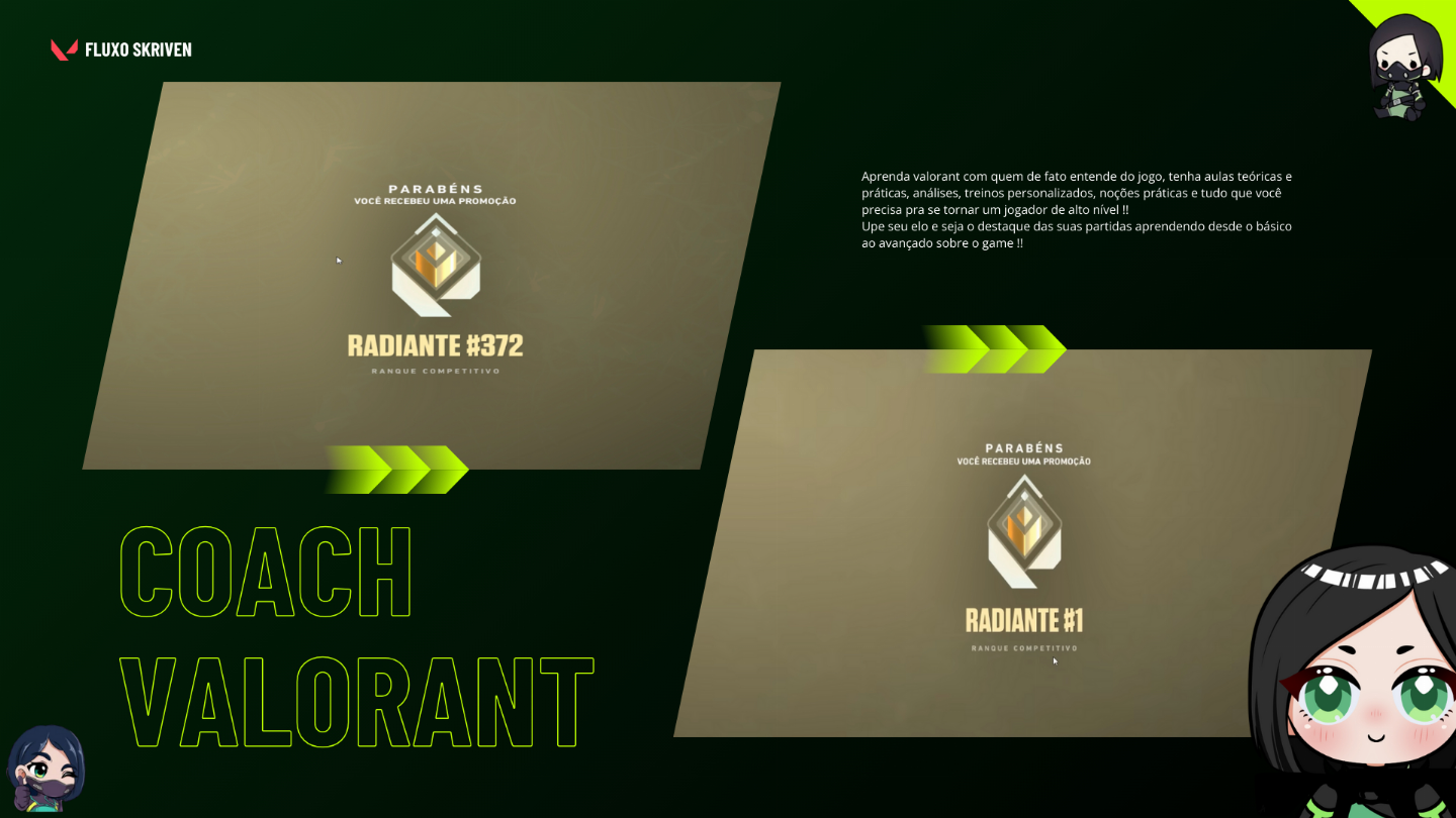 COACH DE VALORANT COM UM RADIANTE | ANALISE DE VODS + TREINOS PERSONALIZADOS !