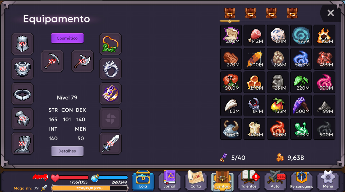 EVITANIA ONLINE | DIAMANTES + GOLD + PETS + SKINS | ANDROID E STEAM | TOP VENDAS