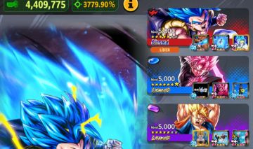 Conta end game de dragon ball legend com 16 ultras