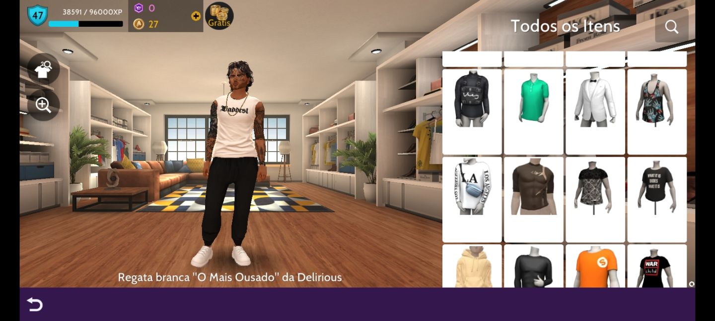Conta de Avakin Life