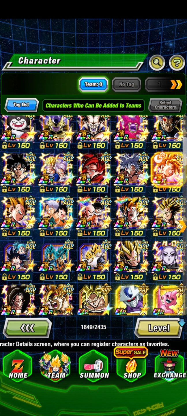 Conta Dokkan battle Avançada (GLOBAL)