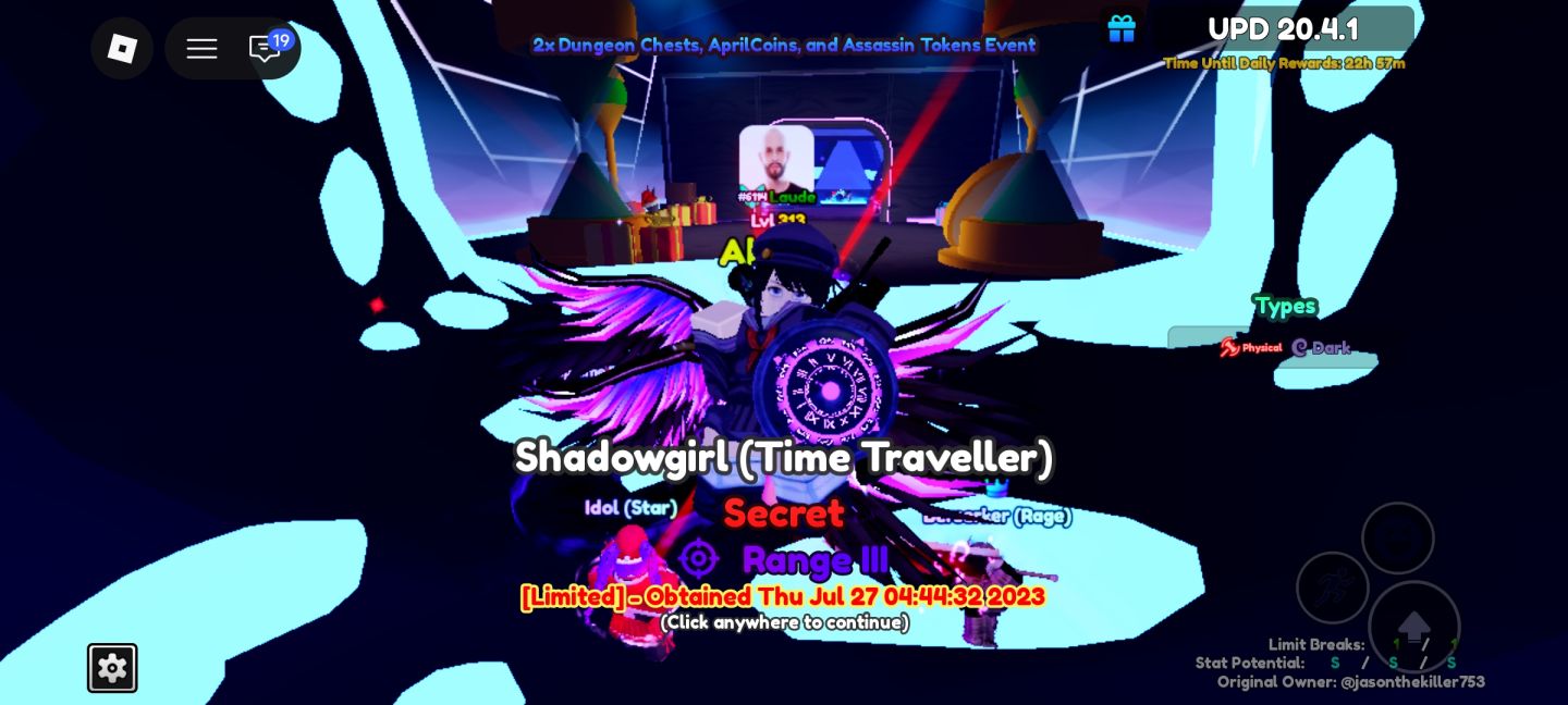 Personagens Anime Adventures