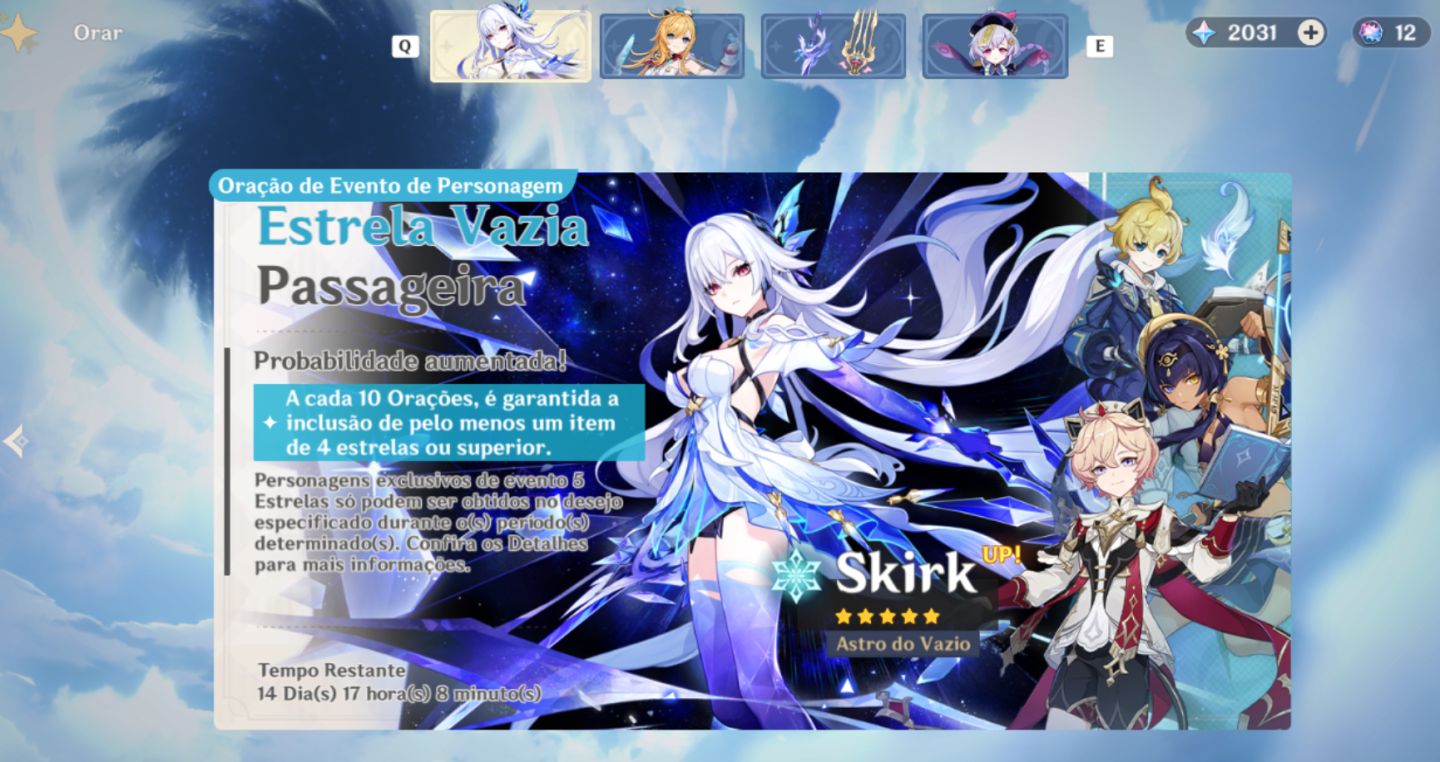 Conta Genshin EndGame com 29 5str, 13 Armas 5str, Constelações e muito mais!