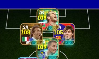 CONTA SEMI-FULL! DEL PIERO BLITZ + BALE 108 + ROMARIO ANTIGO + HAZARD 109 E++++!