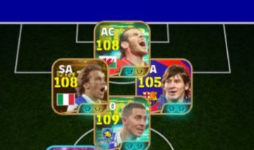 CONTA SEMI-FULL! DEL PIERO BLITZ + BALE 108 + ROMARIO ANTIGO + HAZARD 109 E++++!