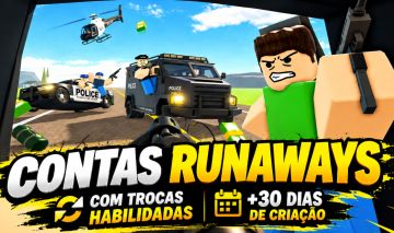 CONTAS RUNAWAYS / FUGITIVOS | TROCAS/TRADE HABILITADO - ENTREGA AUTOMÁTICA.