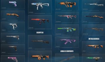 CONTA VALORANT COM SKINS DE ARMAS E FACAS