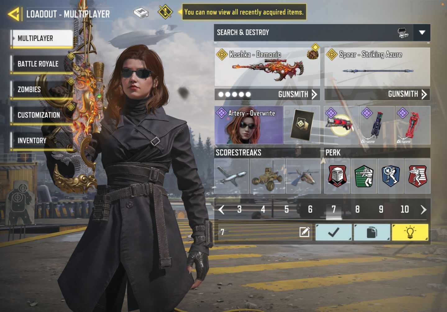 Conta Top Full Sniper