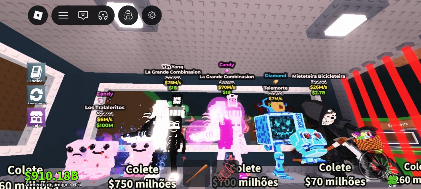PROMOÇÃO (MELHORES PREÇOS DA GG!!) STEAL A BRAINROT | ROUBE UM BRAINROT!