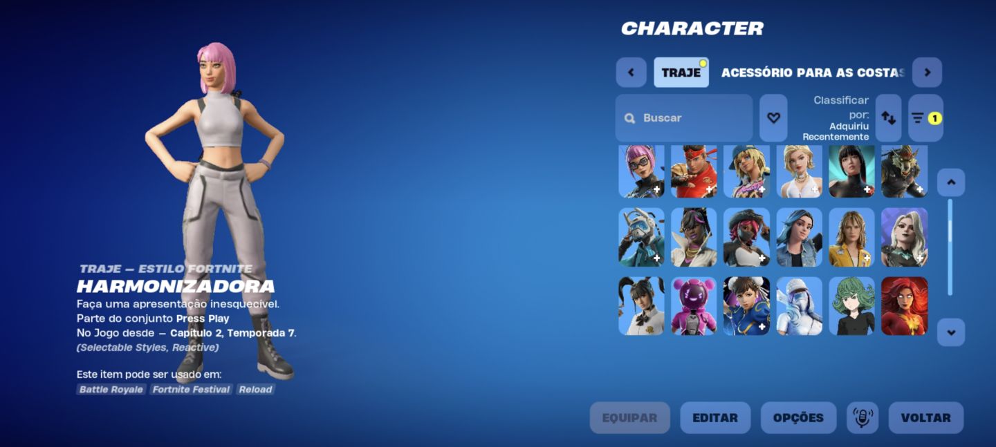 Conta fortnite 147skins