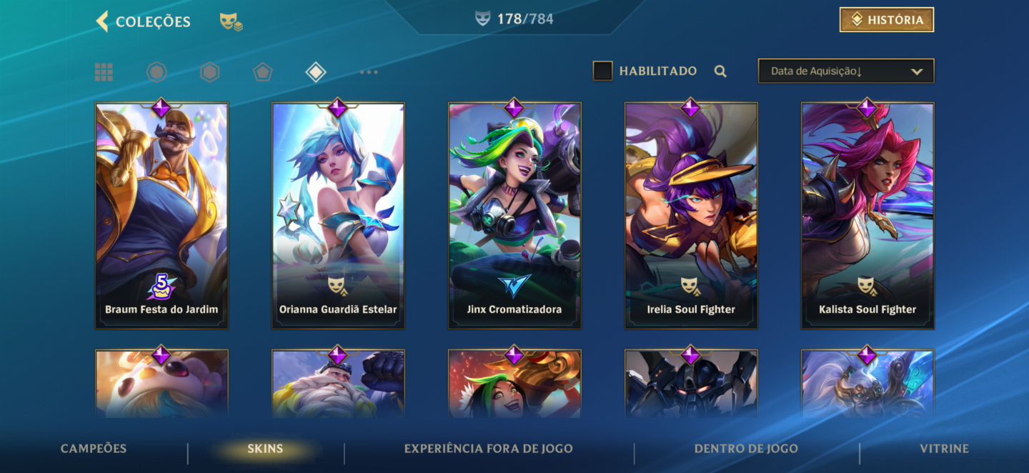 CONTA WILD RIFT,MUITAS SKINS DE ADC E JG, 2 SKIN j4 MISTICAS INCLUINDO J4 HEXTEC