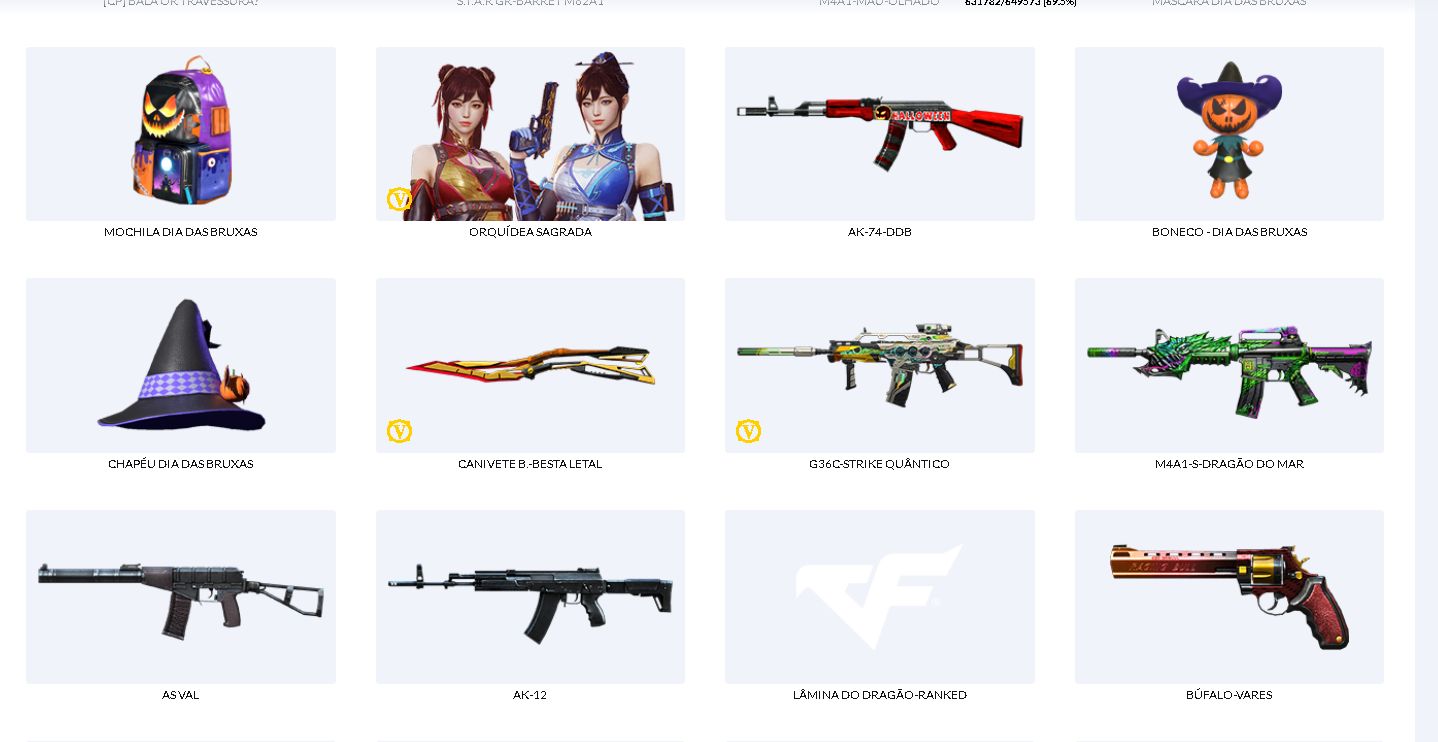 Crossfire Conta Barrinha de ouro. com 3 vips