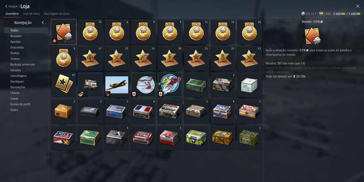 CONTA WAR THUNDER TIER ALTO | EUA + CHINA - TANQUE E JATO | F-4S PREMIUM