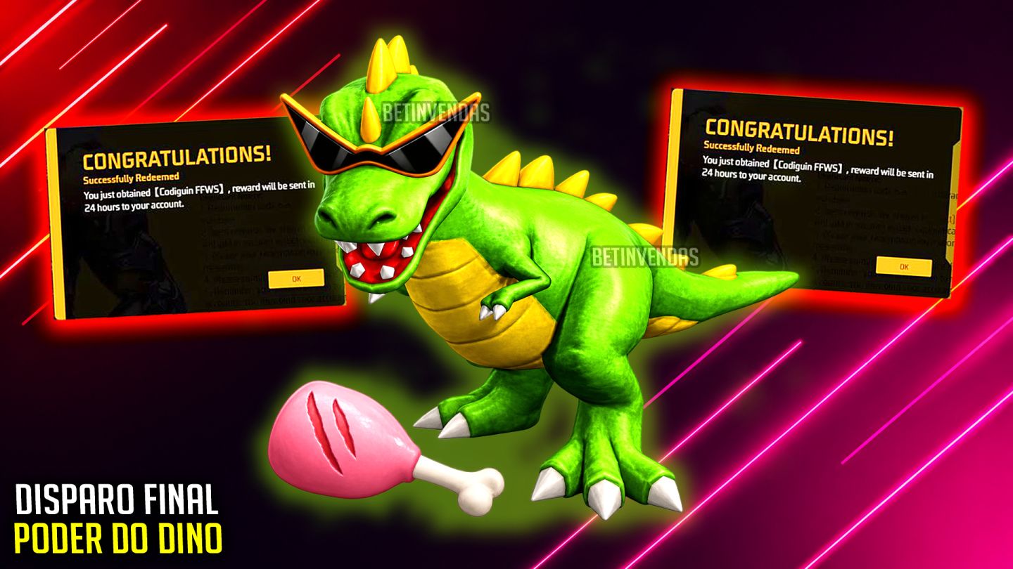 [PROMOÇÃO] CÓDIGOS RAROS FF - TERROR NOTURNO DINO FOGO CODIGUIN BARATO FREE FIRE