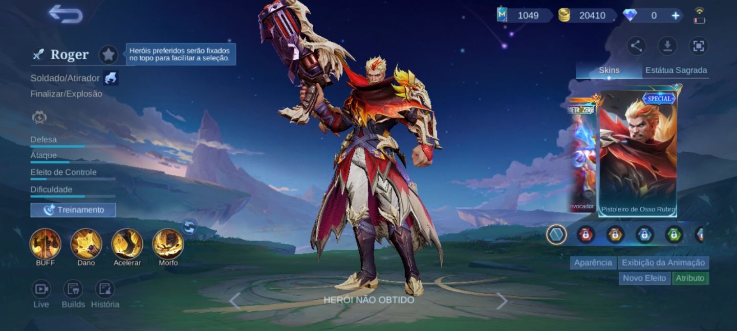 CONTA HONRA MÍTICA - MOBILE LEGENDS (+20K BP)