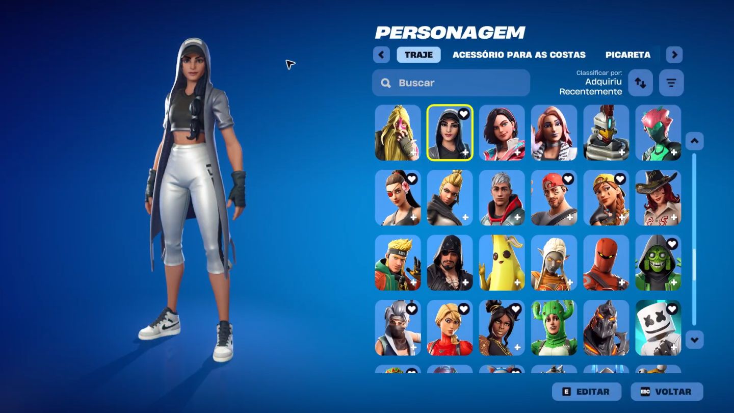 CONTA FORTNITE COM SALVE O MUNDO, TRAVIS , GLOW ETC