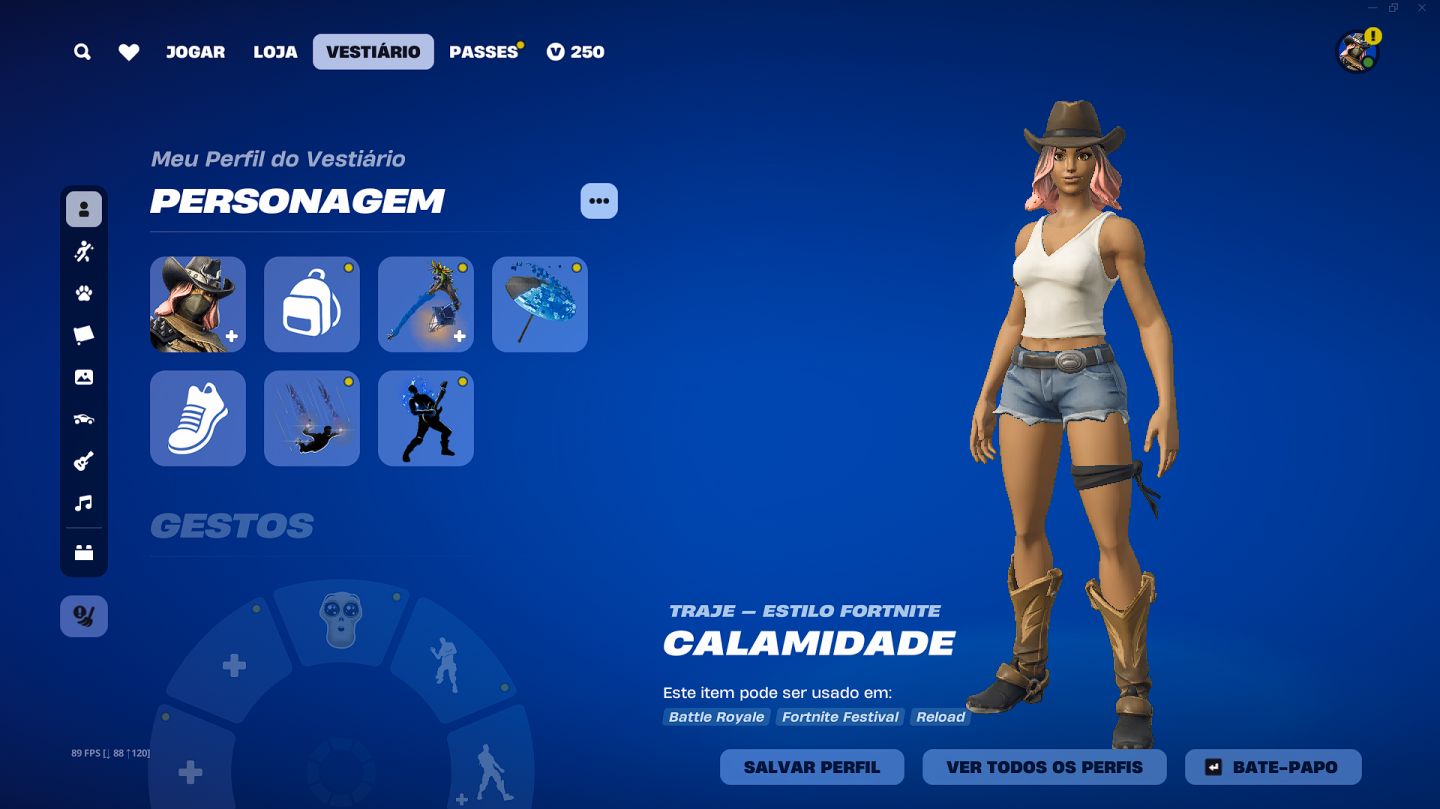 Conta de Fortnite