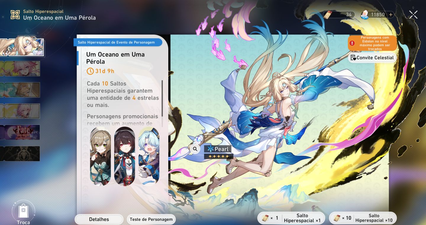 CONTA HONKAI ENDGAME SABER E6 CASTORICE E EVERNIGHT E2 FIREFLY E2 - 108 TIROS